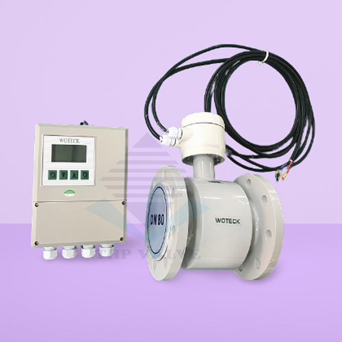 Hình ảnh đồng hồ đo lưu lượng nước điện từ Woteck Đài Loan WTM-200