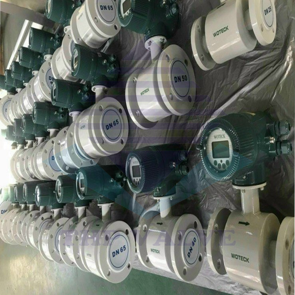 Hình ảnh thực tế đồng hồ đo lưu lượng điện tử