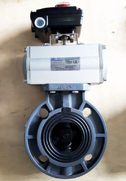 Van bướm nhựa điều khiển bằng khí nén Haitima