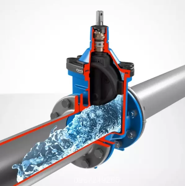 Cấu tạo chung của van cổng