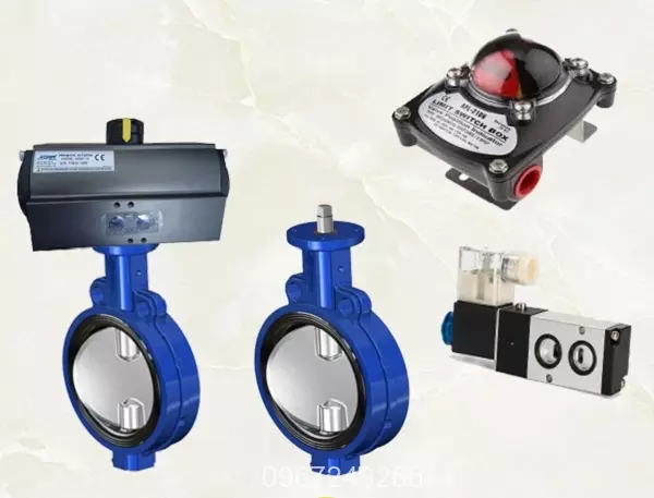 Cấu tạo van bướm điều khiển khí nén tuyến tính