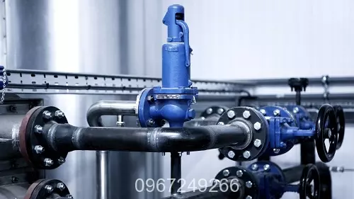 Ứng dụng lắp đặt van an toàn hơi nóng