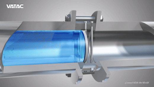 Nguyên lí hoạt động van một chiều cánh bướm