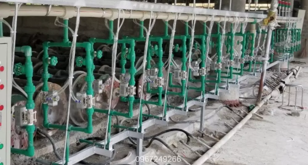 Ứng dụng lắp đặt van bi điều khiển khí nén