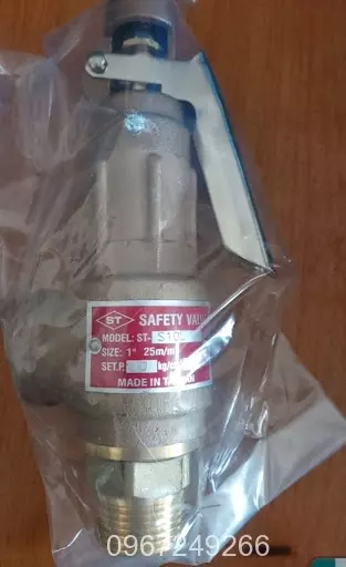 Van an toàn thân đồng nối ren