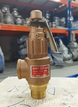 Van an toàn hơi nóng nối ren