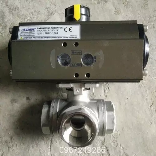 van-bi-3-nga-dieu-khien-khi-nen Bộ khí nén Kosaplus kết hợp với van bi 3 ngã