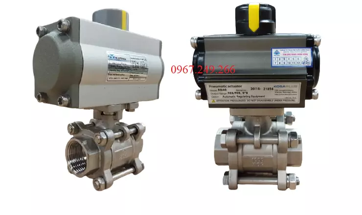 Van bi điều khiển khí nén on/off Hàn Quốc và Đài Loan