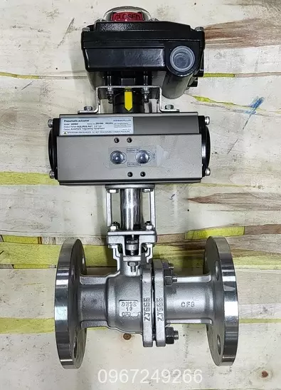 Van bi inox khí nén tác động kép