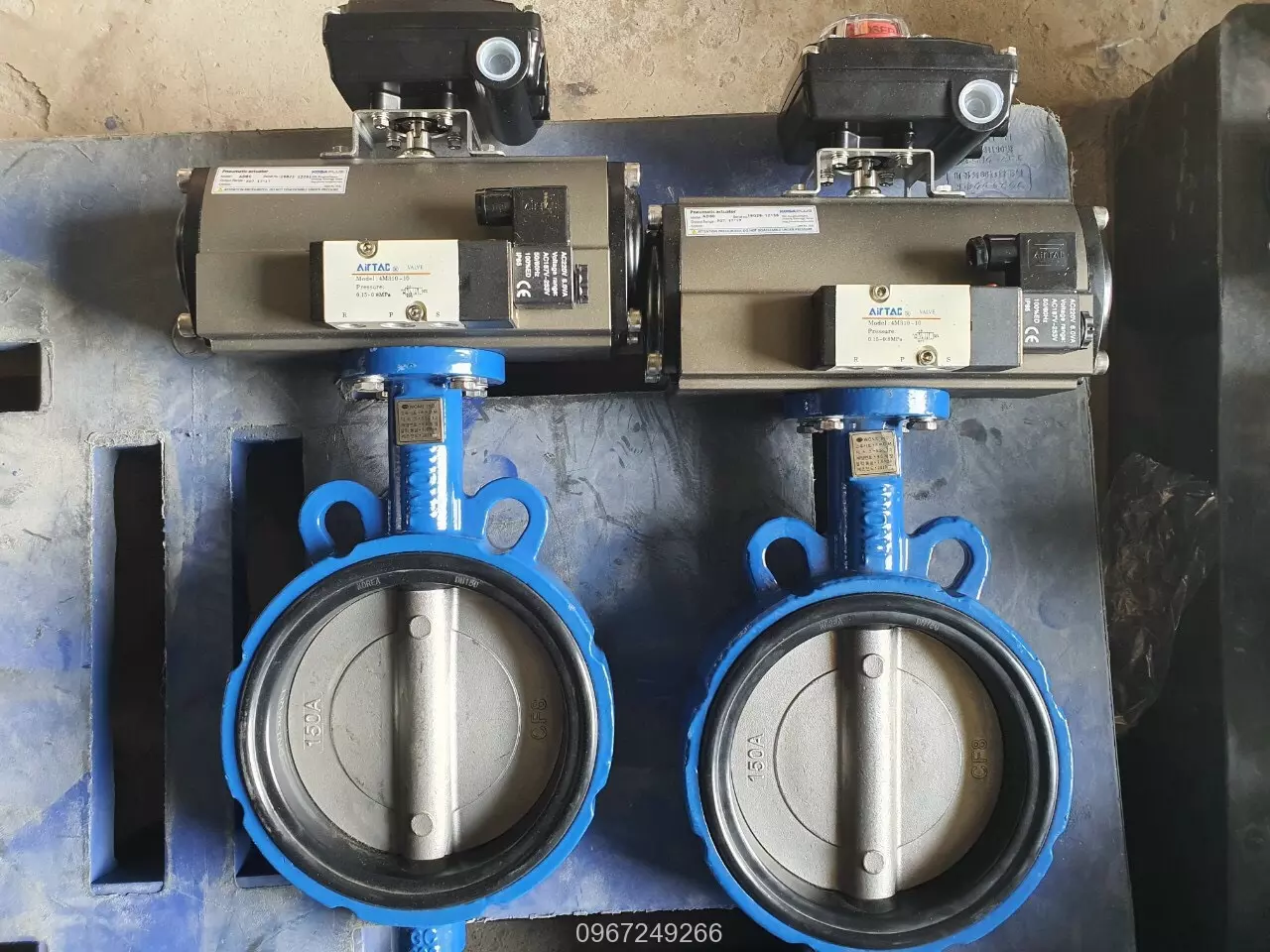 Van bướm điều khiển khí nén