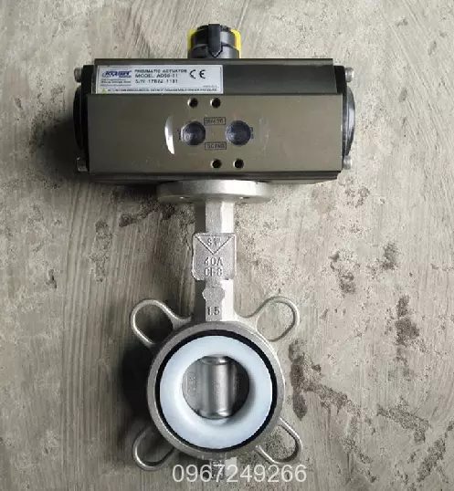 van-buom-inox-khi-nen-han-quoc-3 Van bướm inox điều khiển khí nén
