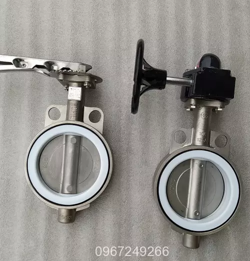 van-buom-inox-tay-gat-tay-quay Van bướm inox Wonil Hàn Quốc