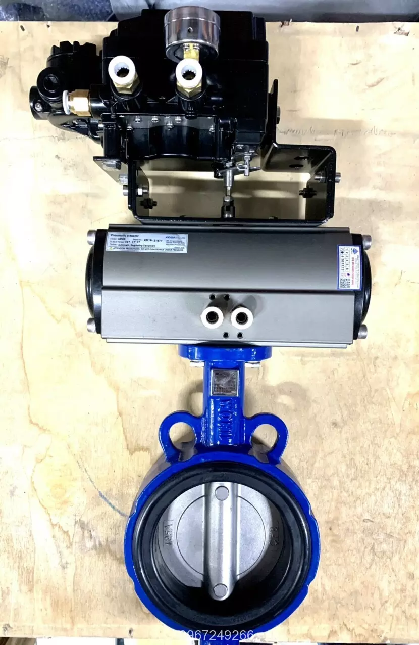 Van bướm điều khiển khí nén tuyến tính