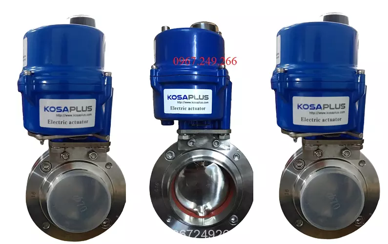 Van bướm vi sinh điều khiển điện