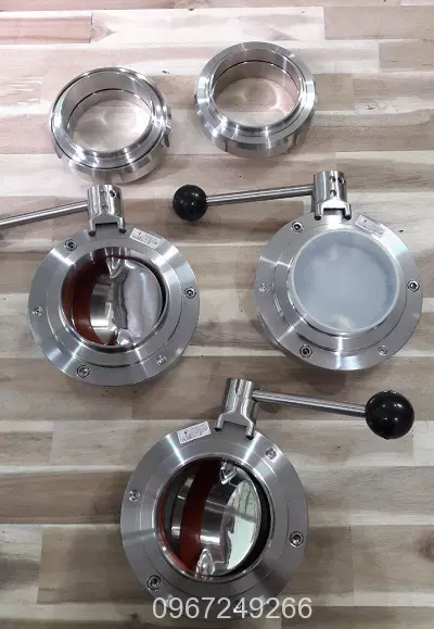 Van bướm inox vi sinh