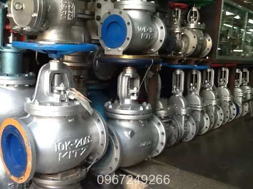 Van cầu bầu chất liệu inox 304