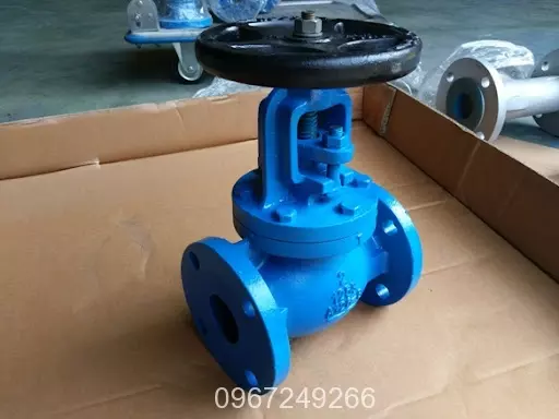 Van cầu dạng bầu nối mặt bích