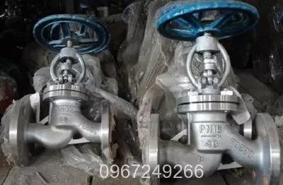 Van cầu chữ ngã chất liệu inox 304