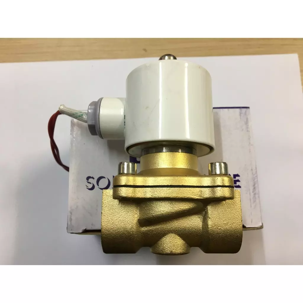 Van điện từ thường đóng nối ren thân đồng