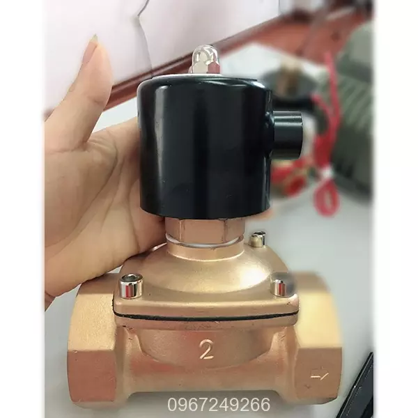 Van điện từ thưởng mở ren đồng