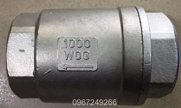 Van 1 chiều lò xo inox