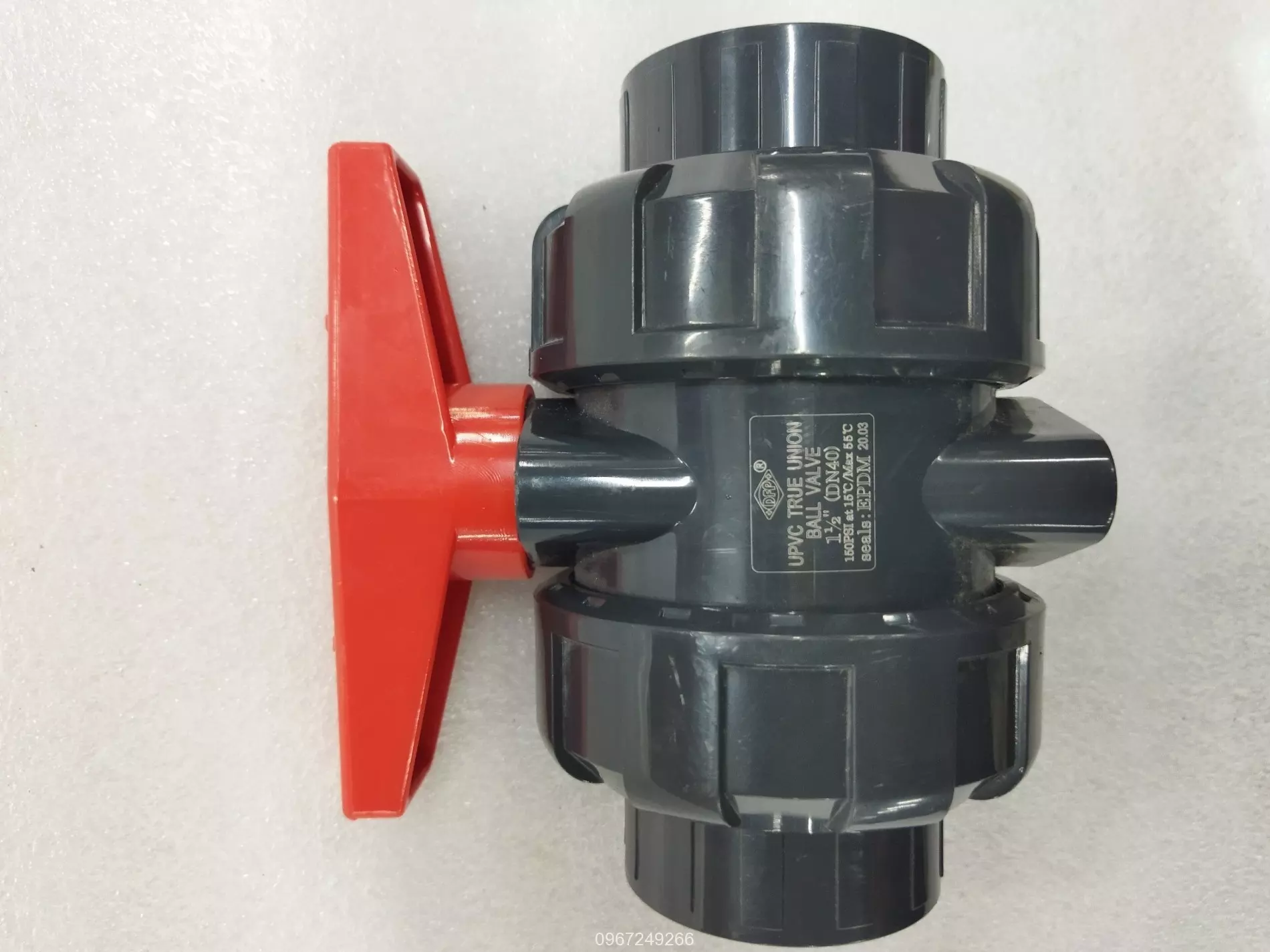 van_bi_nhua1 Van bi nhựa điều khiển tay gạt