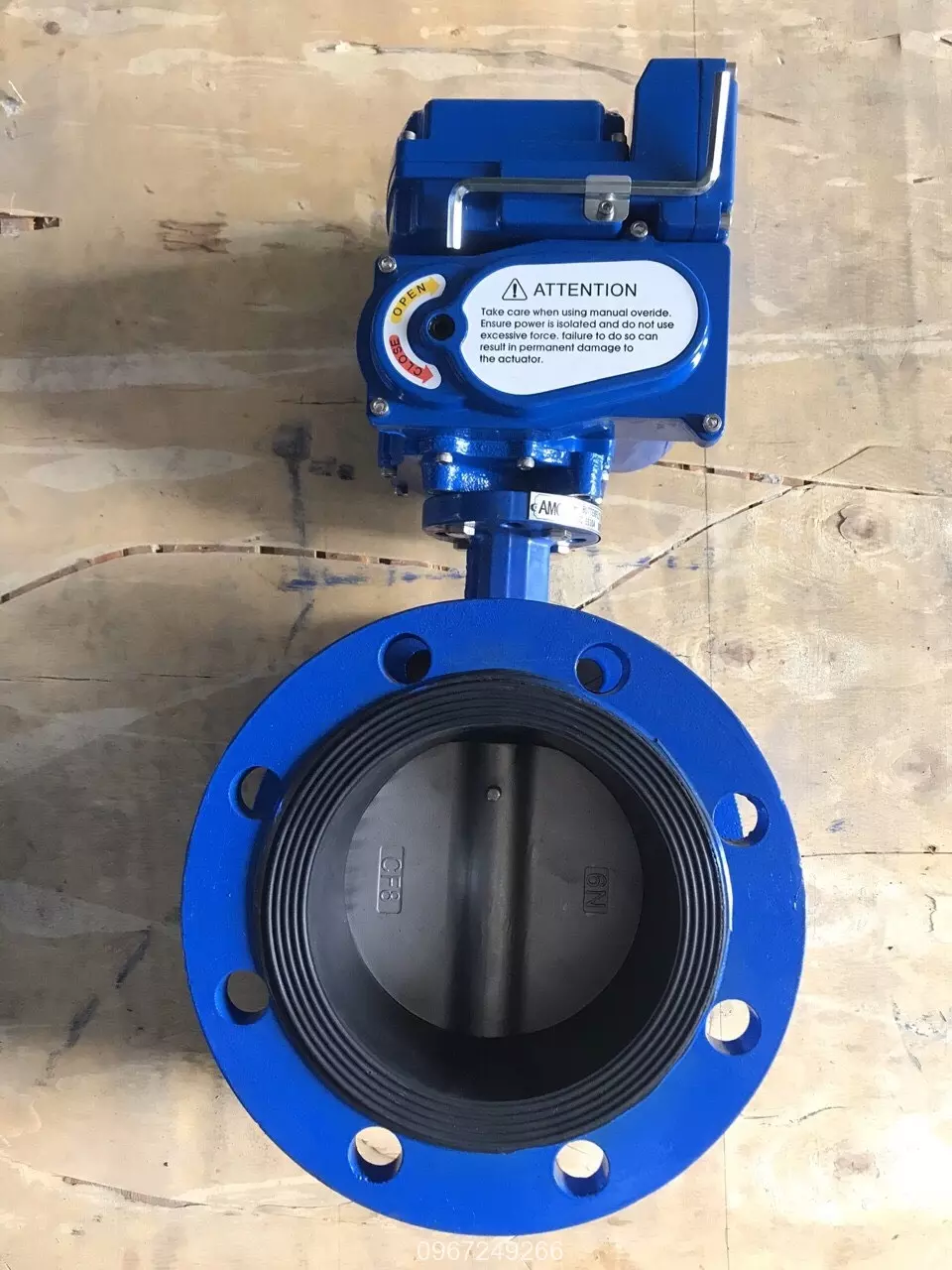 Van bướm đóng mở bằng điện tuyến tính Hàn Quốc