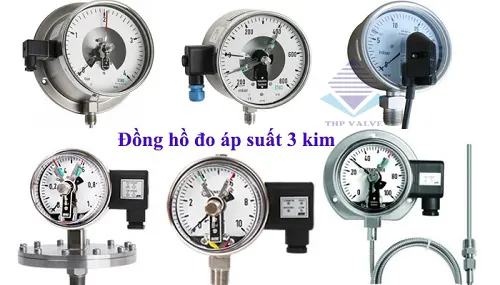Đồng hồ đo áp suất 3 kim