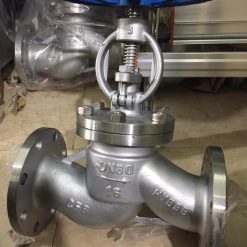 Van cầu hơi inox Trung Quốc nối bích