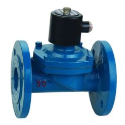 Van điện từ bằng gang mặt bích