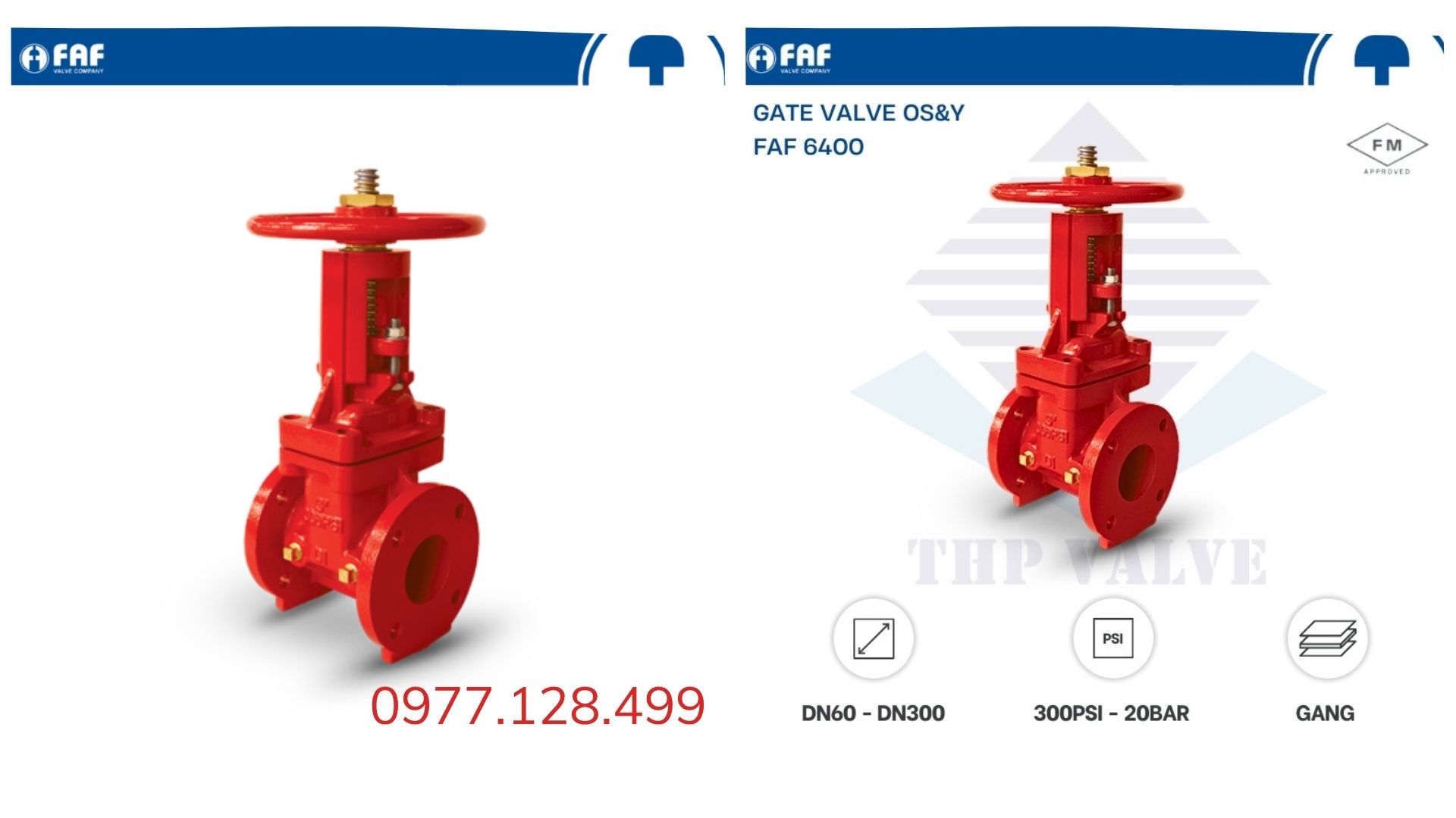 VAN CỔNG OS&Y FAF 6400