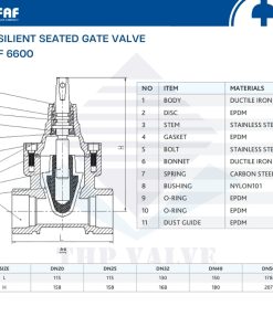 Van cổng FAF 6600 - Hình ảnh 2