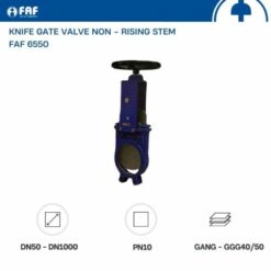 Van cổng dao ty chìm FAF 6550