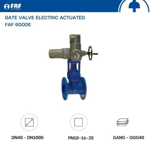 Van cổng điều khiển điện FAF 6000E