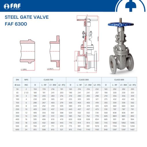Van Cổng Thép FAF 6300 - Hình ảnh 2