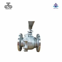 Van bi inox mặt bích tay gạt Wonil DN100