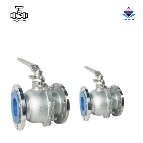 Van bi inox mặt bích tay gạt Wonil DN125 - Hình ảnh 3