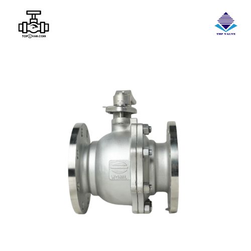 Van bi inox mặt bích tay gạt Wonil DN150