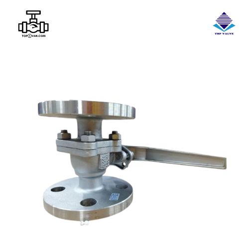 Van bi inox mặt bích tay gạt Wonil DN25 - Hình ảnh 3