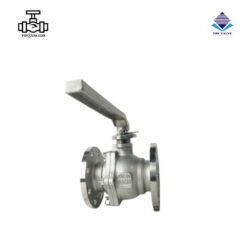 Van bi inox mặt bích tay gạt Wonil DN80