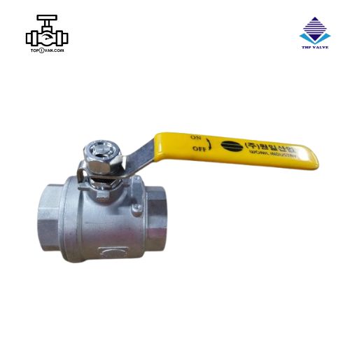 Van bi ren inox tay gạt Wonil DN40 - Hình ảnh 2