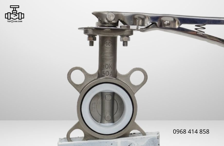 Van bướm tay gạt inox Wonil DN50