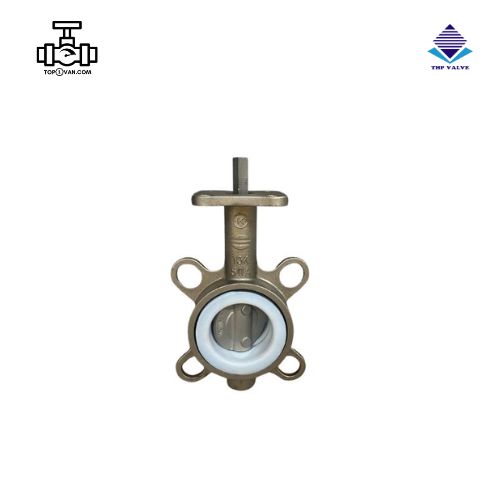 Van bướm inox tay quay Wonil DN50 - Hình ảnh 3