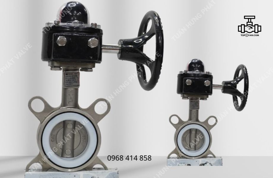 Van bướm inox tay quay Wonil DN65