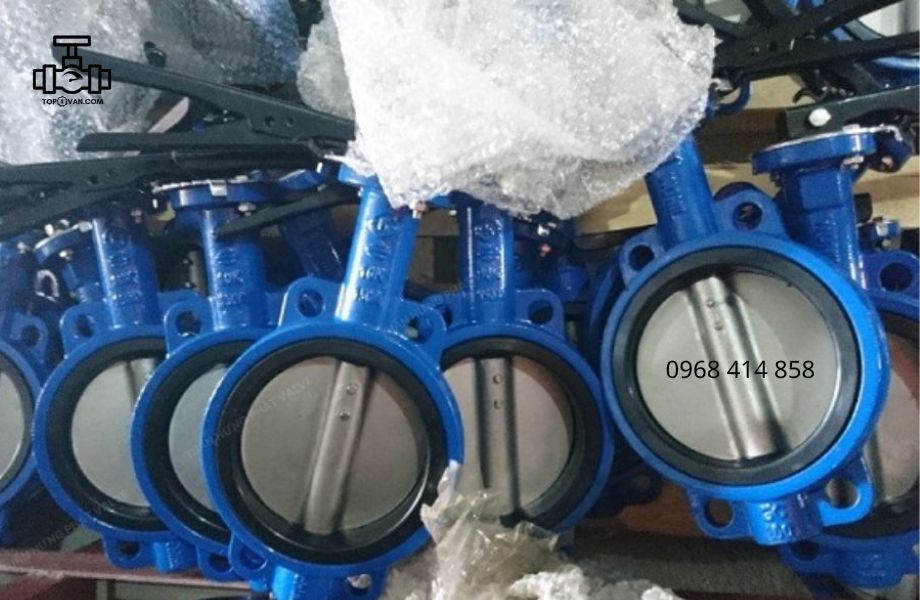 Van bướm tay gạt gang Wonil DN150