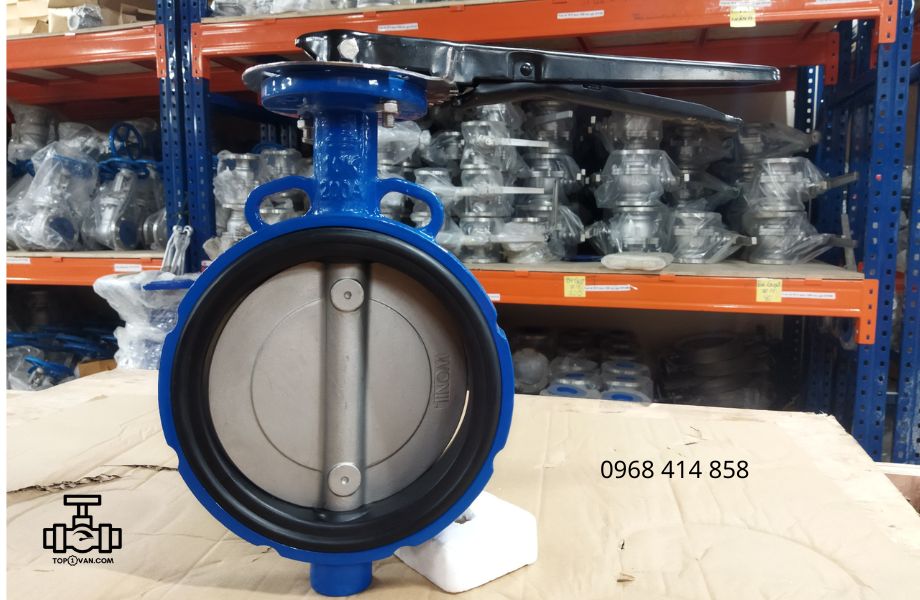 Van bướm tay gạt gang Wonil DN200