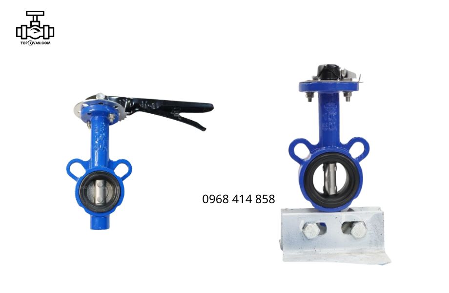 Van bướm tay gạt gang Wonil DN40