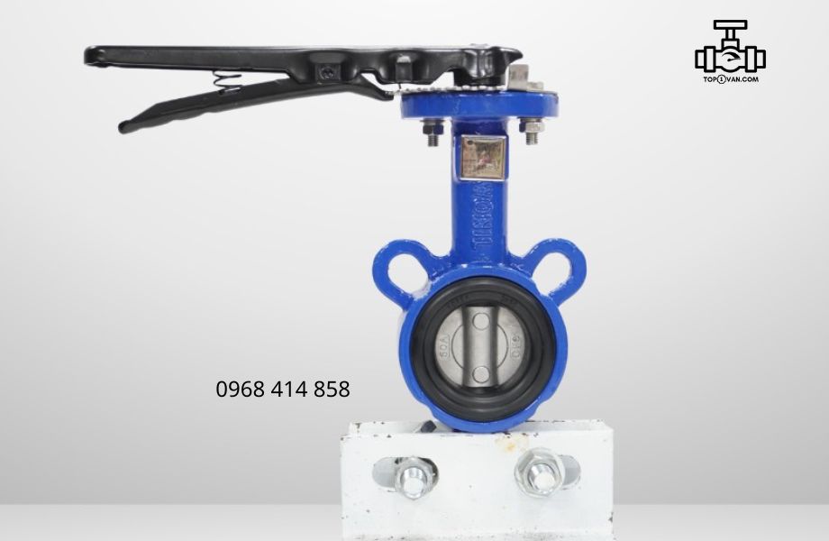 Van bướm tay gạt gang Wonil DN50