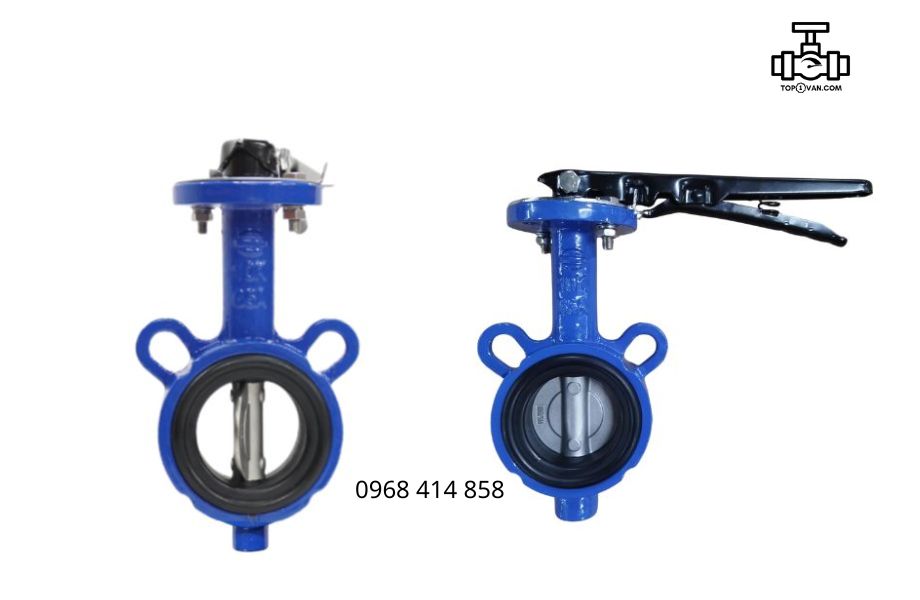 Van bướm tay gạt gang Wonil DN65