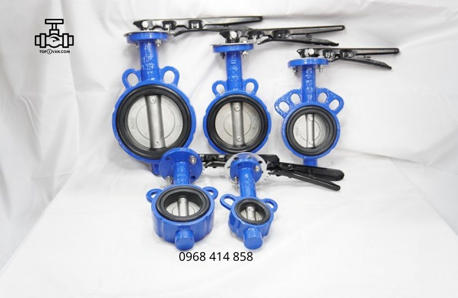 Van bướm tay gạt gang Wonil DN80